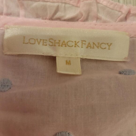 LoveShackFancy Adley Ruffle Ambrosia Garden Mini Dress Sz Med MSRP $385 - Picture 7 of 13
